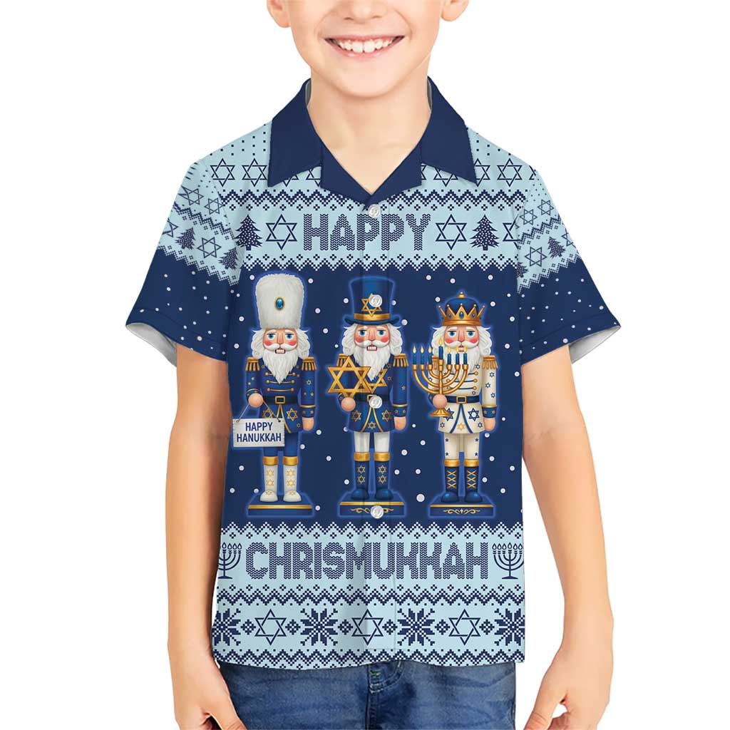 Chrismukkah Nutcracker Hawaiian Shirt Funny Hanukkah Xmas Style - Wonder Print Shop