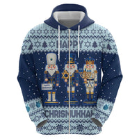 Chrismukkah Nutcracker Hoodie Funny Hanukkah Xmas Style - Wonder Print Shop