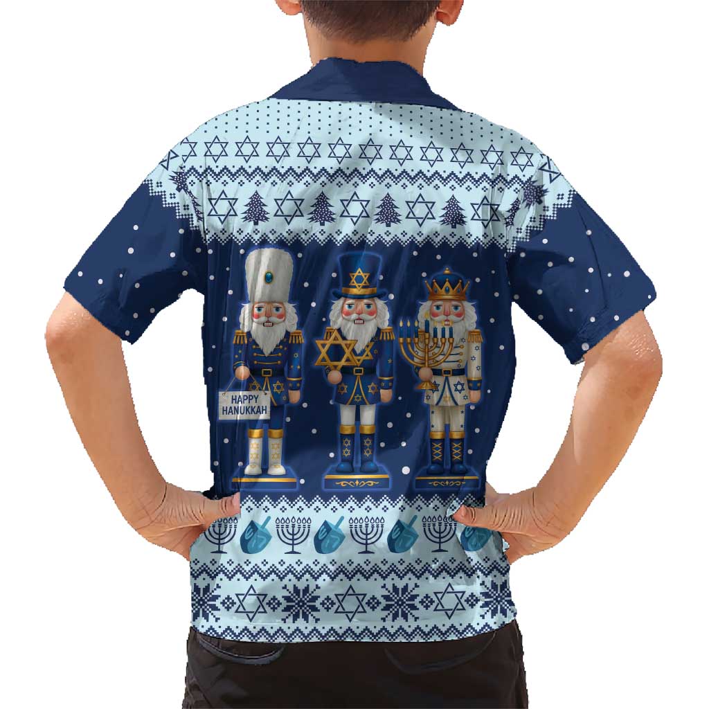 Chrismukkah Nutcracker Kid Hawaiian Shirt Funny Hanukkah Xmas Style - Wonder Print Shop