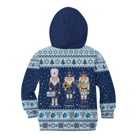 Chrismukkah Nutcracker Kid Hoodie Funny Hanukkah Xmas Style - Wonder Print Shop