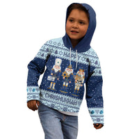 Chrismukkah Nutcracker Kid Hoodie Funny Hanukkah Xmas Style - Wonder Print Shop