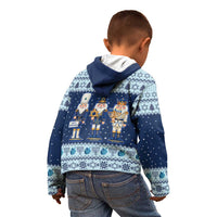 Chrismukkah Nutcracker Kid Hoodie Funny Hanukkah Xmas Style - Wonder Print Shop