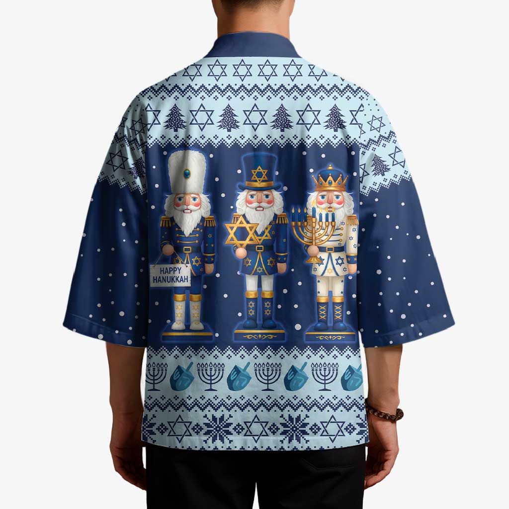 Chrismukkah Nutcracker Kimono Funny Hanukkah Xmas Style - Wonder Print Shop