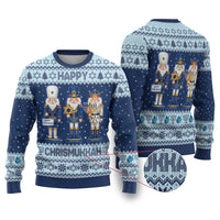 Chrismukkah Nutcracker Ugly Christmas Sweater Funny Hanukkah Xmas Style - Wonder Print Shop