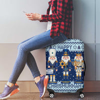 Chrismukkah Nutcracker Luggage Cover Funny Hanukkah Xmas Style - Wonder Print Shop