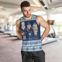 Chrismukkah Nutcracker Men Tank Top Funny Hanukkah Xmas Style - Wonder Print Shop