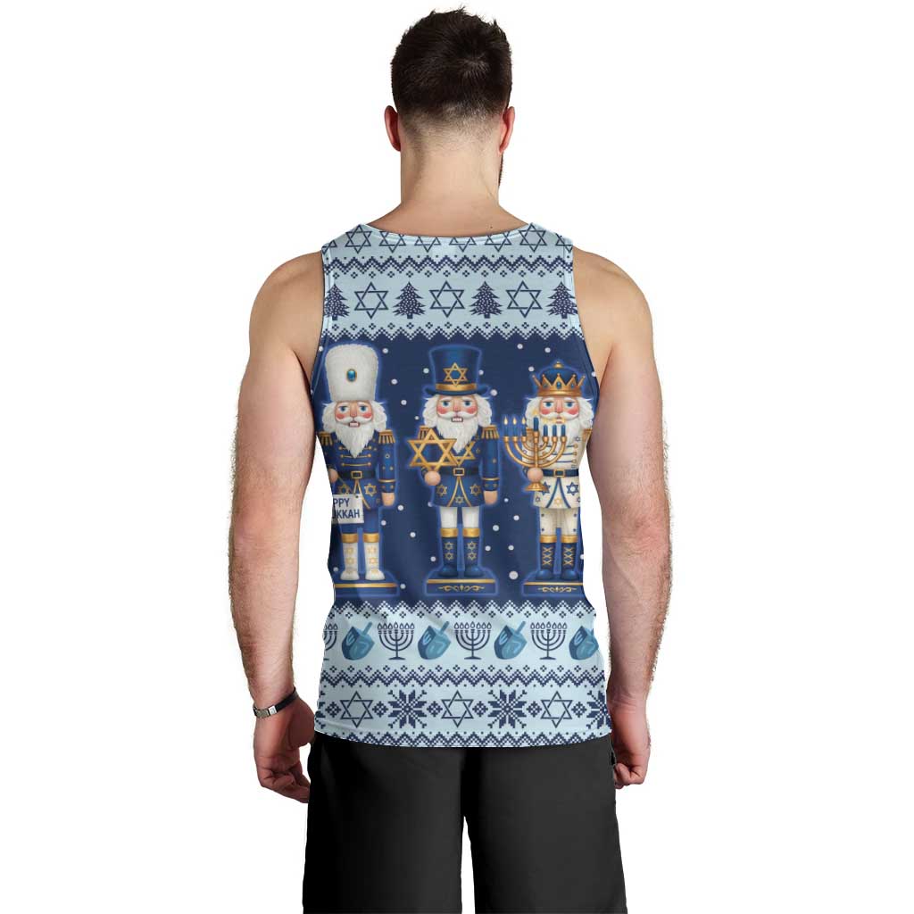 Chrismukkah Nutcracker Men Tank Top Funny Hanukkah Xmas Style - Wonder Print Shop