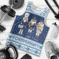 Chrismukkah Nutcracker Men Tank Top Funny Hanukkah Xmas Style - Wonder Print Shop