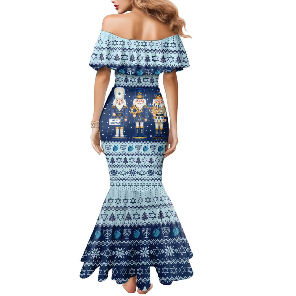 Chrismukkah Nutcracker Mermaid Dress Funny Hanukkah Xmas Style - Wonder Print Shop