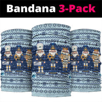 Chrismukkah Nutcracker Neck Gaiter Funny Hanukkah Xmas Style - Wonder Print Shop