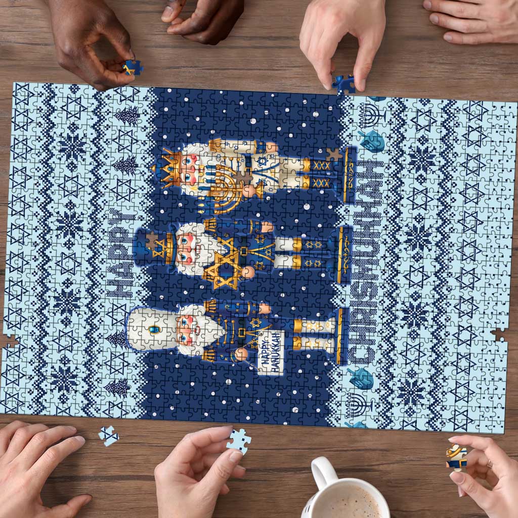 Chrismukkah Nutcracker Puzzle Funny Hanukkah Xmas Style - Wonder Print Shop