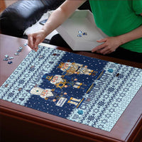 Chrismukkah Nutcracker Puzzle Funny Hanukkah Xmas Style - Wonder Print Shop