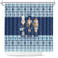 Chrismukkah Nutcracker Shower Curtain Funny Hanukkah Xmas Style - Wonder Print Shop
