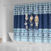 Chrismukkah Nutcracker Shower Curtain Funny Hanukkah Xmas Style - Wonder Print Shop