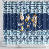 Chrismukkah Nutcracker Shower Curtain Funny Hanukkah Xmas Style - Wonder Print Shop