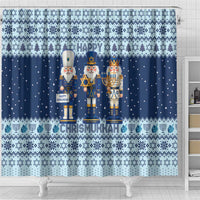 Chrismukkah Nutcracker Shower Curtain Funny Hanukkah Xmas Style - Wonder Print Shop
