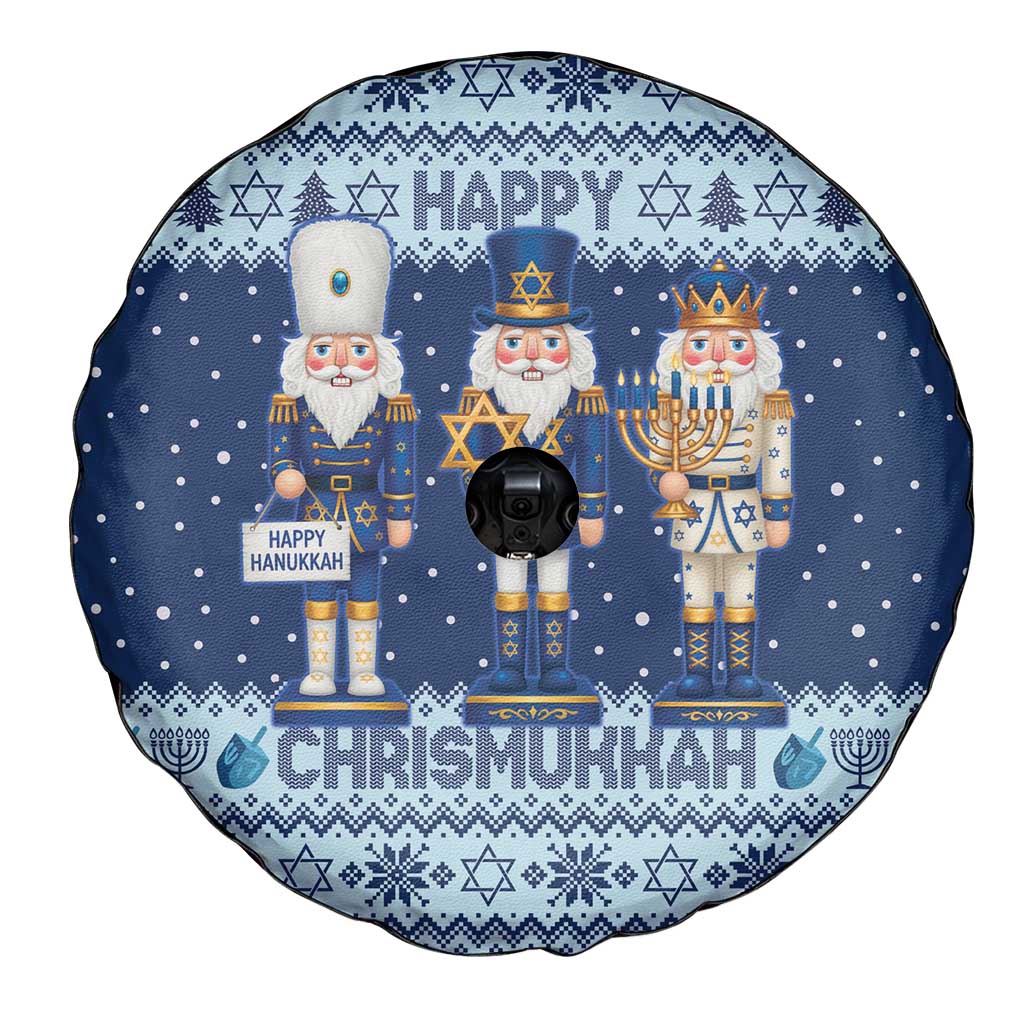 Chrismukkah Nutcracker Spare Tire Cover Funny Hanukkah Xmas Style - Wonder Print Shop