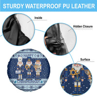 Chrismukkah Nutcracker Spare Tire Cover Funny Hanukkah Xmas Style - Wonder Print Shop