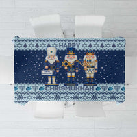 Chrismukkah Nutcracker Tablecloth Funny Hanukkah Xmas Style - Wonder Print Shop