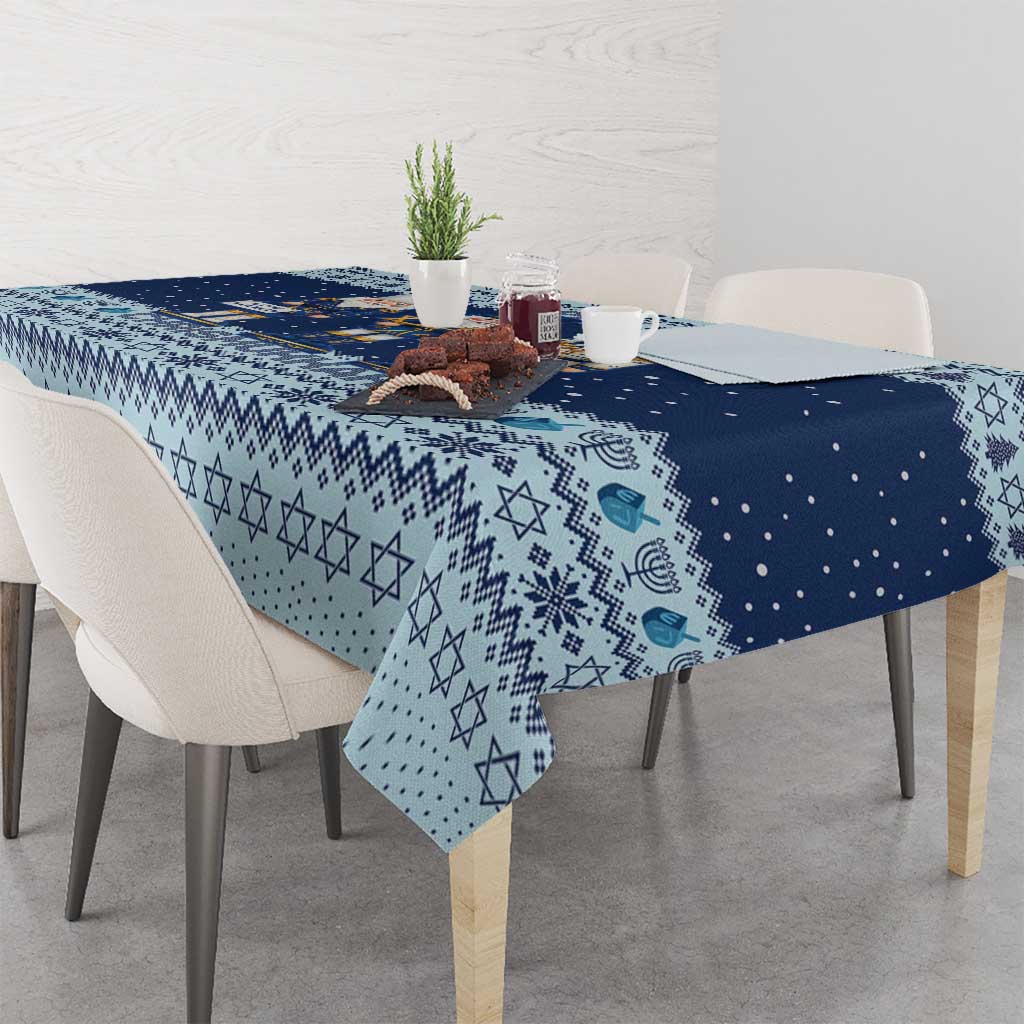 Chrismukkah Nutcracker Tablecloth Funny Hanukkah Xmas Style - Wonder Print Shop