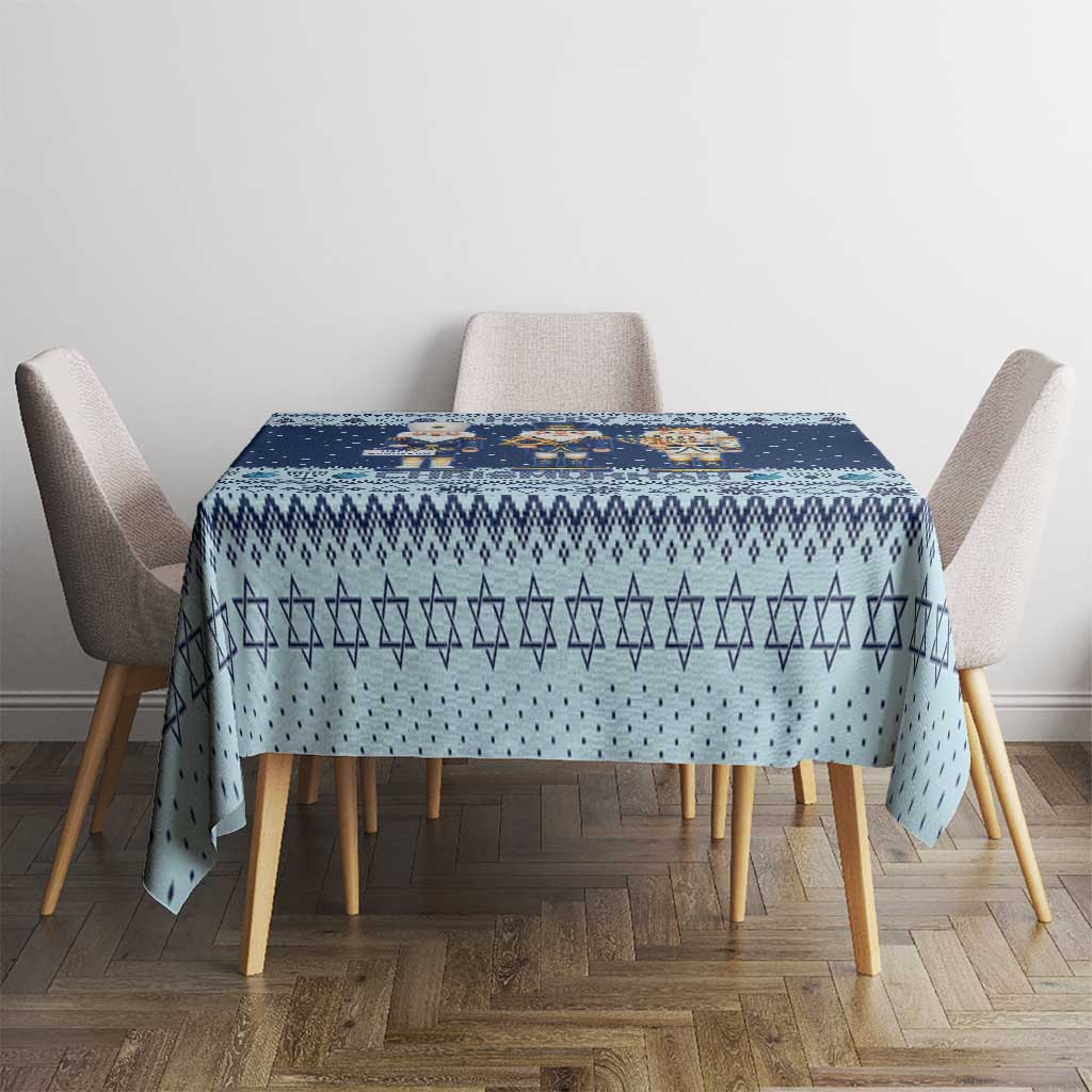 Chrismukkah Nutcracker Tablecloth Funny Hanukkah Xmas Style - Wonder Print Shop