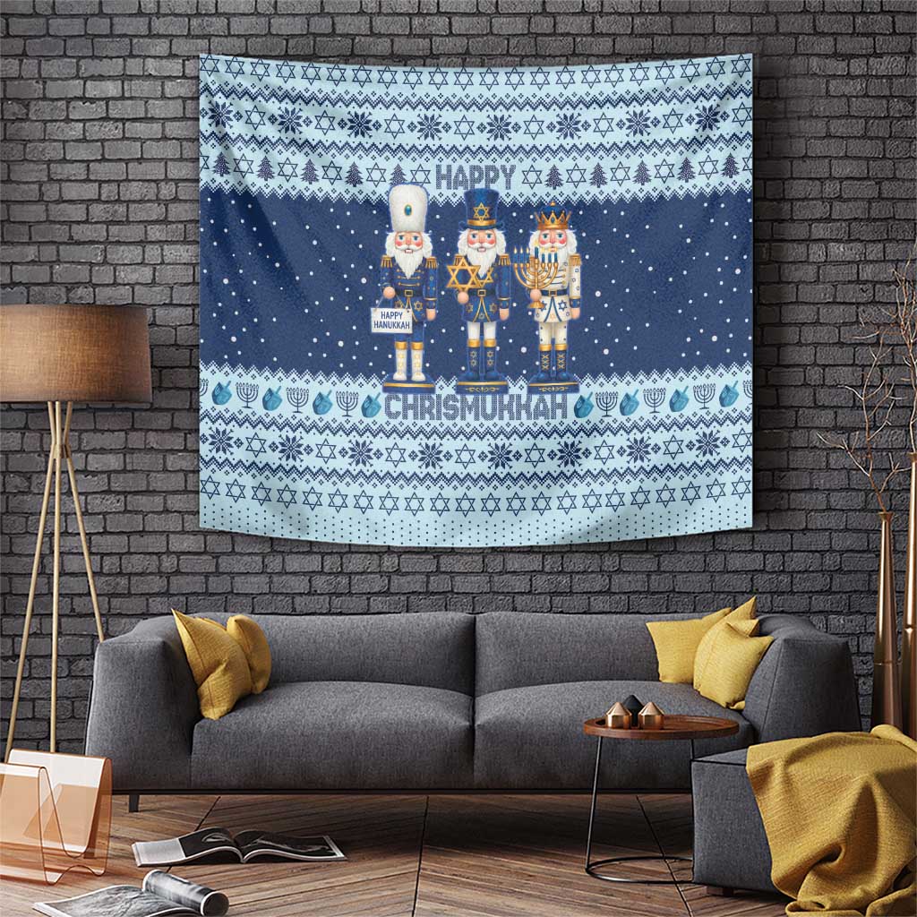 Chrismukkah Nutcracker Tapestry Funny Hanukkah Xmas Style - Wonder Print Shop