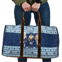 Chrismukkah Nutcracker Travel Bag Funny Hanukkah Xmas Style - Wonder Print Shop