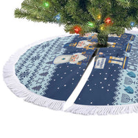 Chrismukkah Nutcracker Tree Skirt Funny Hanukkah Xmas Style - Wonder Print Shop