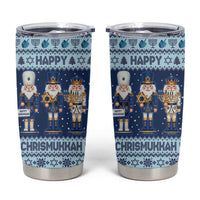 Chrismukkah Nutcracker Tumbler Cup Funny Hanukkah Xmas Style - Wonder Print Shop