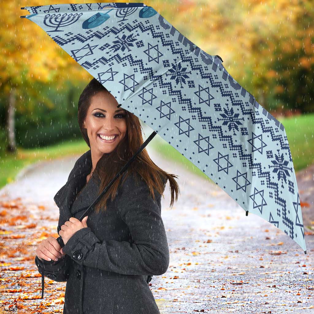 Chrismukkah Nutcracker Umbrella Funny Hanukkah Xmas Style - Wonder Print Shop