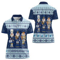 Chrismukkah Nutcracker Women Polo Shirt Funny Hanukkah Xmas Style - Wonder Print Shop