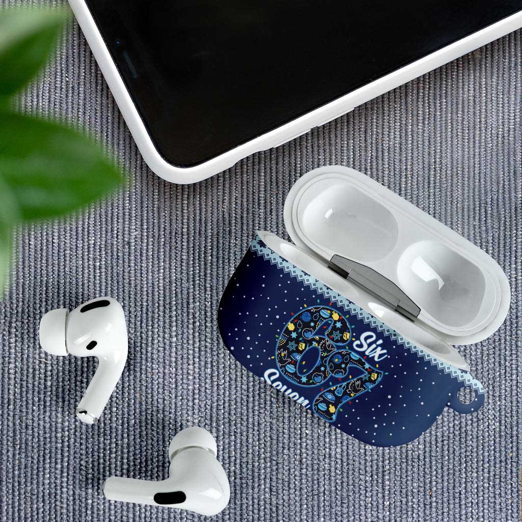 Funny Hanukkah Six Seven AirPods Case Gen Alpha Meme Vibes - Wonder Print Shop