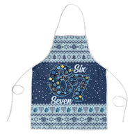 Funny Hanukkah Six Seven Apron Gen Alpha Meme Vibes - Wonder Print Shop