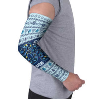 Funny Hanukkah Six Seven Arm Sleeves Gen Alpha Meme Vibes - Wonder Print Shop