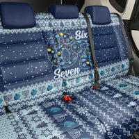 Funny Hanukkah Six Seven Back Car Seat Cover Gen Alpha Meme Vibes - Wonder Print Shop