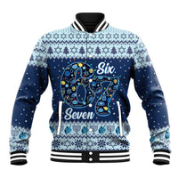 Funny Hanukkah Six Seven Baseball Jacket Gen Alpha Meme Vibes - Wonder Print Shop