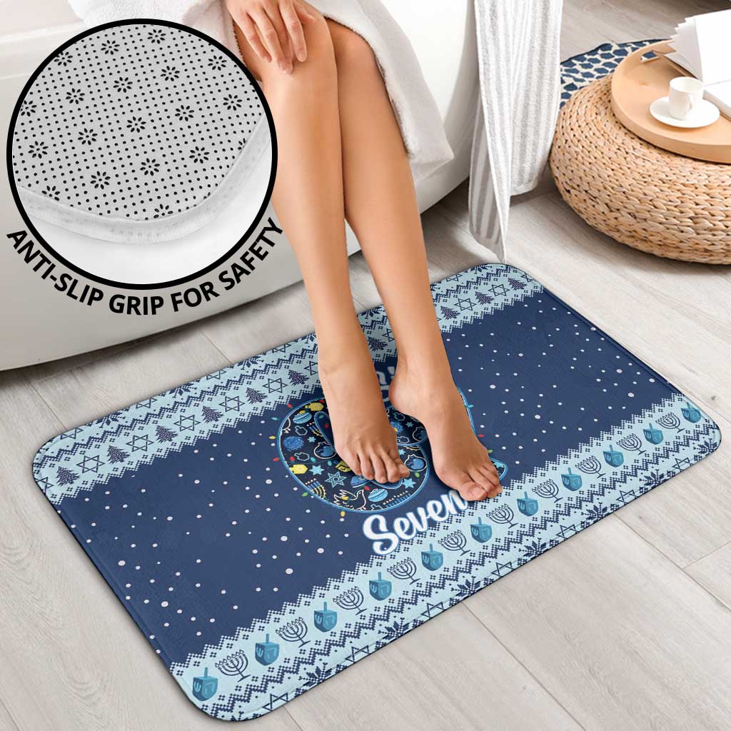 Funny Hanukkah Six Seven Bathroom Set Gen Alpha Meme Vibes - Wonder Print Shop