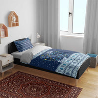 Funny Hanukkah Six Seven Bedding Set Gen Alpha Meme Vibes - Wonder Print Shop