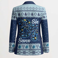 Funny Hanukkah Six Seven Blazer Gen Alpha Meme Vibes - Wonder Print Shop