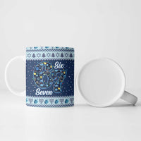 Funny Hanukkah Six Seven Ceramic Mug Gen Alpha Meme Vibes - Wonder Print Shop