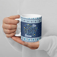 Funny Hanukkah Six Seven Ceramic Mug Gen Alpha Meme Vibes - Wonder Print Shop