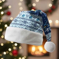 Funny Hanukkah Six Seven Christmas Santa Hat Gen Alpha Meme Vibes - Wonder Print Shop