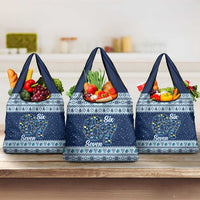 Funny Hanukkah Six Seven Grocery Bag Gen Alpha Meme Vibes - Wonder Print Shop