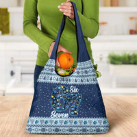 Funny Hanukkah Six Seven Grocery Bag Gen Alpha Meme Vibes - Wonder Print Shop