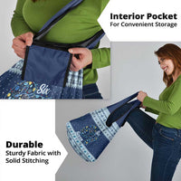 Funny Hanukkah Six Seven Grocery Bag Gen Alpha Meme Vibes - Wonder Print Shop
