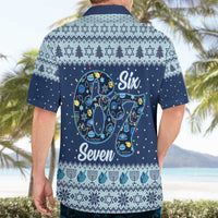 Funny Hanukkah Six Seven Hawaiian Shirt Gen Alpha Meme Vibes - Wonder Print Shop