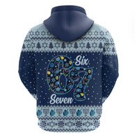 Funny Hanukkah Six Seven Hoodie Gen Alpha Meme Vibes - Wonder Print Shop