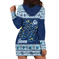 Funny Hanukkah Six Seven Hoodie Dress Gen Alpha Meme Vibes - Wonder Print Shop