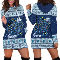 Funny Hanukkah Six Seven Hoodie Dress Gen Alpha Meme Vibes - Wonder Print Shop