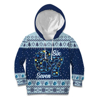 Funny Hanukkah Six Seven Kid Hoodie Gen Alpha Meme Vibes - Wonder Print Shop